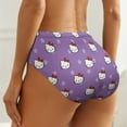thumbnail image 2 of Hello Kitty Women's Underwear Low Rise Full Coverage Briefs Breathable Underpants Ladies Regular Plus Size Panties, 2 of 6