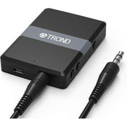 TROND Bluetooth 5.0 Transmitter Receiver For TV, Wireless 3.5mm Audio Adapter with aptX Low Latency & aptX for Both TX