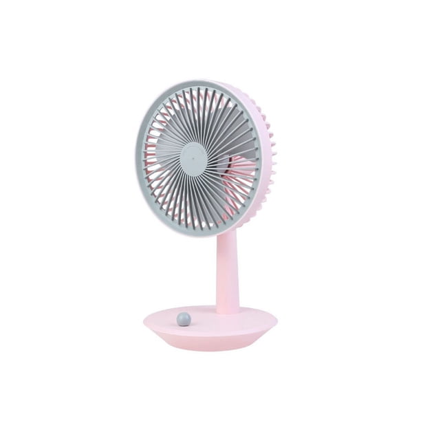 Moyic Ventilador portátil eléctrico 10 Gears Winds Ventiladores de refrigeración de aire de sobremesa potentes Recargable Cool para dormitorio Electrodomésticos Rosado Moyic HA064206-01B