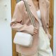 thumbnail image 4 of Bolso Hombro Cuero Genuino Vintage para Mujer Con (Blanco), 4 of 9