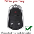 thumbnail image 2 of Key Fob Cover Compatible with Cadillac ATS CT6 Escalade SRX XT5 XTS Keychain Case Holder Protector,3 Button Pink, 2 of 7