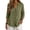 Green, variant on Lightweight Soft Casual Shirts for Women 3/4 Sleeve V Neck Linen Casual Loose Long Sleeve Solid Lapel Long Blouses Tops with Pockets Green,M