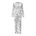 thumbnail image 3 of MuXiKeJi Clothes Matching Christmas Pajamas Bulk 2 Piece Nightwear Family Xmas Jammies Casual Long-Sleeve Sleepwear Sets Holiday Pjs for Women Family Outfits, 3 of 4