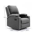 thumbnail image 3 of Sillón Toscano Vanlig Color Gris Oscuro Manual, 3 of 4