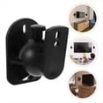 thumbnail image 2 of 6 Sets Audio Stand Surround Sound Wall Rack Speaker Mount Brackets for Soundbar,6 * Audio Stands,Black, 2 of 6