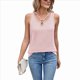 thumbnail image 4 of Chaleco de Corta Holgado de Color Liso con Cuello Redondo para Mujer, y Verano, Rosa, Talla L, 4 of 10