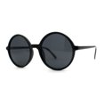 thumbnail image 4 of Round Circle Lens Wizard Plastic Mod Fashion Sunglasses Shiny Black, 4 of 4