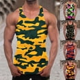 thumbnail image 1 of BADHUB Mens Color Block Muscle Tank Topsssss Clearance Workout Athletic Sleeveless Crew Neck Shirts GreenXXL, 1 of 6