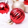 thumbnail image 5 of 24pcs Christmas Embellishment Painted Christmas Ball Set Christmas Tree Ball Bauble Hanging Party Wedding Embellishment, 5 of 9