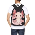 thumbnail image 4 of Fotbe Cute Axolotl Sakura Blossoms Mochila para Hombre y Mujer - Tela Oxford 600D Resistente - Mochila Impermeable de Gran Capacidad para Escuela, Viajes y Senderismo, 4 of 6