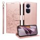 thumbnail image 1 of Funda Cartera GANGXUN con Diseño de Perrito en Relieve para OPPO Reno 10 Pro 5G , Protección 360° con Ranuras y Correa Desmontable, 1 of 6