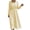 Yellow(Womens Dress), variant on GUACER Striped Midi Dresses for Women Crewneck Long Sleeve Smocked Waist A-Line Casual Dresses for Lounge Vacation