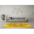 thumbnail image 3 of Ahgly Company Indoor Rectangle Medallion Yellow Traditional Area Rugs, 3' x 5', 3 of 4