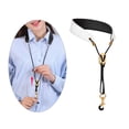 thumbnail image 3 of Xingzhi Sangle de Cou Réglable et Confortable pour Saxophone Soprano Basse Clarinette Blanc 45cm 1ensemble, 3 of 6