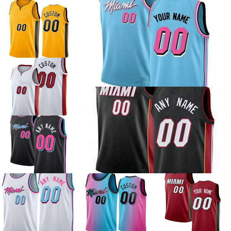 white and pink miami heat jersey