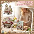 thumbnail image 2 of Easter Rabbit Napkin Holder Wooden Decorative Table Centerpiece for Holiday Dining & Party Decoration, 6.3x4.7x3.5 inches, 2 of 5
