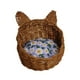 thumbnail image 5 of Accesorios para escenas de perreras a escala 1:12, regalos de cumpleaños, pasatiempos, decoración de casas de muñecas, gatos y perros. Flor picada oscura, 5 of 9