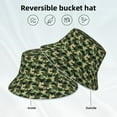 thumbnail image 2 of Fotbe Camouflage Dinosaur Sombrero Tipo Pescador con Estampado – Sombrero de Sol de Algodón de Moda para Playa, Golf, Pesca, 2 of 6