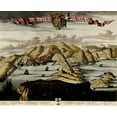 thumbnail image 2 of Vintage Maps 17x15 White Modern Wood Framed Museum Art Print Titled - Nice on the Mediterranean 1700, 2 of 4
