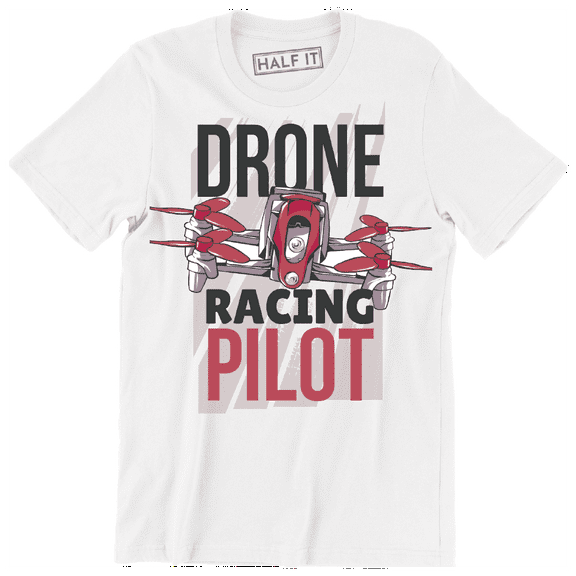 Drone Racing Pilot Funny Aircraft Graphic Design Toy Men's T-Shirt