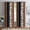 Brown, variant on Leopard Print Window Curtains, Grey Black Wild Animal Skin Print Blackout Curtains, Striped Patchwork Room Darking Window Treatment Drapes for Bedroom Living Room 2 Panels 42 x 84 Inch