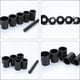 thumbnail image 5 of EeaseMX Juego de 6 llaves de vaso para tuercas y extractores de pernos oxidados (negro), 5 of 7
