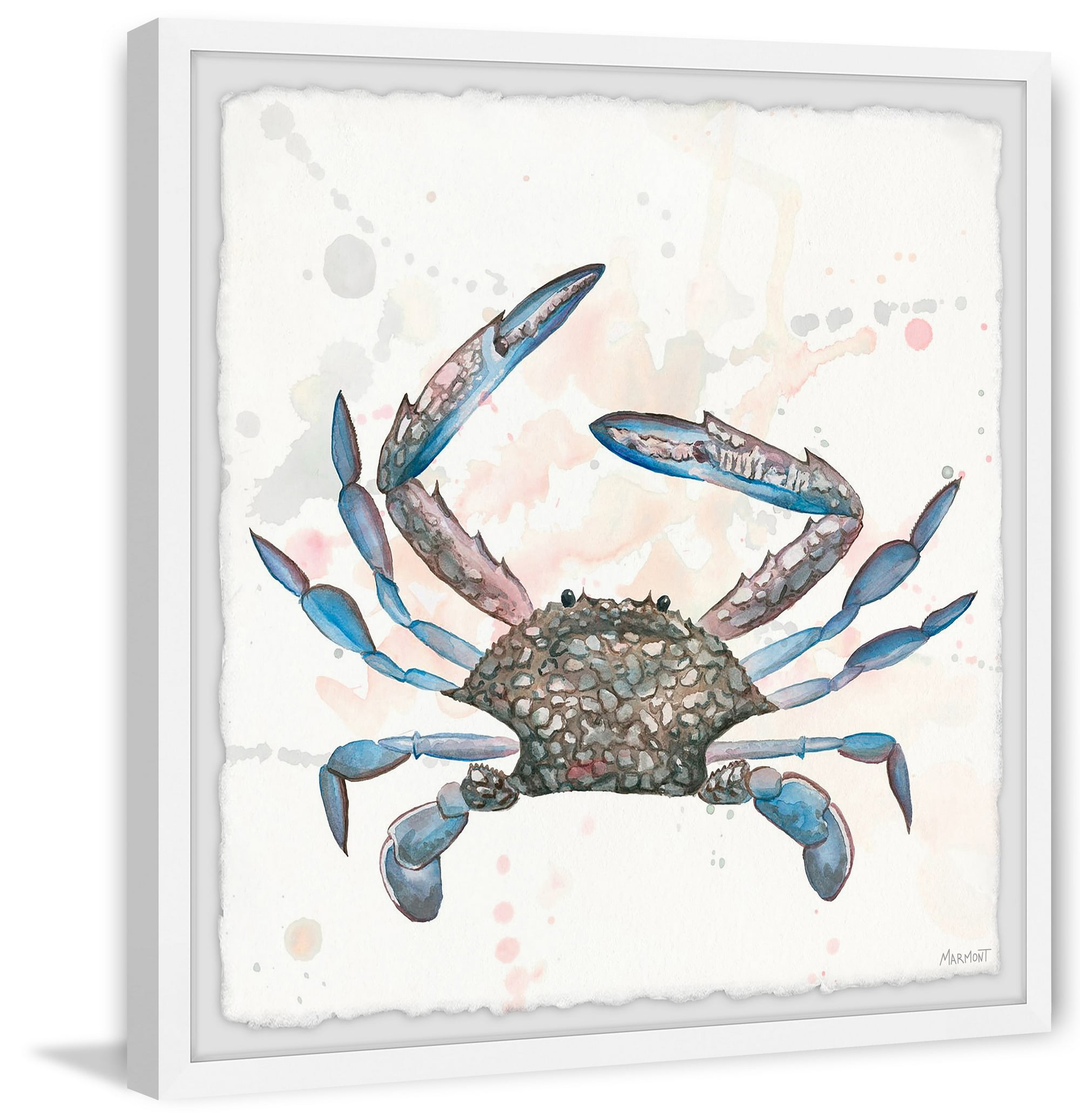 Marmont Hill Lone Crab Framed Wall Art