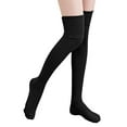 thumbnail image 2 of LAVA Women Thigh High Socks Extra Long Warm Over the Knee High Stockings Leg Warmers Black, 2 of 8