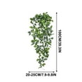 thumbnail image 3 of DELESYS 1PC Fake Hanging Plants, Artificial Hanging Plant, Lush Faux Pothos Vines for Home Room Wall Shelf Porch Outdoor Indoor Decor, 3 of 7