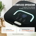 thumbnail image 3 of KFFKFF 20L Towel Heater, Towel Heating Bucket featuring 24h Delay Timer, Automatic Shut Off after 20/40/60 Minutes, Child Safety Lock, LED Display & U-shaped Illumination, Spacious Towel Heater, 3 of 9