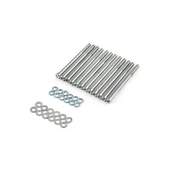 Speedmaster PCE310.1019 4" Steel Allen Head Valve Cover Bolts - w/ 1/4 Thread [12pcs]