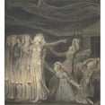 thumbnail image 3 of William Blake 12x13 Black Modern Framed Museum Art Print Titled - The Parable of the Wise and Foolish Virgins (ca. 1799-1800), 3 of 5