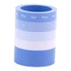 thumbnail image 2 of Portalápices con organizador de escritorio, portalápices decorativo, gran capacidad, PP resistente Azul, 2 of 8