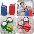 thumbnail image 3 of 4 Color Soda Can Lids,Silicone Straws Soda Can Covers,Can Covers For Soda, 3 of 3