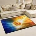 thumbnail image 2 of Coolnut Lightweight Non Slip Carpet Mats 60 x 39 inch (5'x 3'3"), Area Soft Rugs Floor Mat Rug Decoration for Kids Room Living Room Basketball Energy, 2 of 6