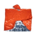 thumbnail image 2 of Poncho de Pluie Durable pour Adultes en Orange en Film Polyester pour Usage Extérieur Polyvalent et Réutilisable 70x100cm, 2 of 8