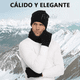 thumbnail image 4 of Gorro Bufanda Tejidos Conjunto Para Frio Invierno Unisex 2pz Negro, 4 of 5
