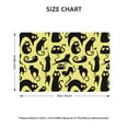 thumbnail image 4 of Placemats Set Of 4 / 6, Abstract Cute Cat Black Placemats For Dining Table Indoor/Outdoors Heat Resistant Washable Placemats 18" X 12", 4 of 8
