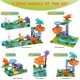 thumbnail image 2 of Set de construcción Marble Run COUOMOXA con temática de dinosaurios para niños de 3 a 8 años, 2 of 6