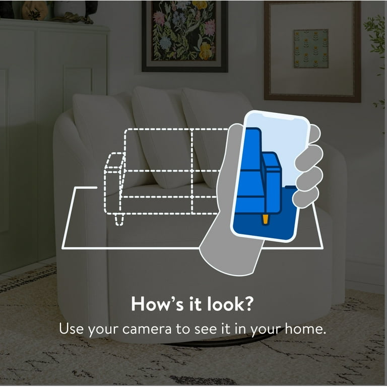 Beautiful Drew Chair by Drew Barrymore, Cream