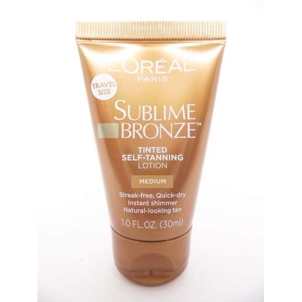 L'Oreal Paris Sublime Bronze Tinted SelfTanning Lotion Medium 1.0 fl. oz.
