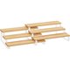 thumbnail image 1 of Estante para Especias, Juego de 2 Estantes de Armario, Especiero Extensible de 3 Niveles, Beige Natural y Blanco Nube MKCS016N02, 1 of 4