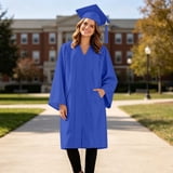 XinghaiYIDE XinghaiYIDE Unisex Graduation Cap & Gown Set with Pockets ...