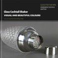 thumbnail image 2 of 13Oz Glass Cocktail Shaker Set - Glass Shaker Silver, 2 of 5