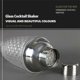 thumbnail image 2 of 13Oz Glass Cocktail Shaker Set - Glass Shaker Silver, 2 of 5