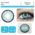 thumbnail image 3 of Lentillas de colores para Halloween, lentes de contacto de OVOLOOK-1pair(2 piezas), de arte multicolor, para Cosplay, hermoso ojo, (diámetro: 14,5 m), 3 of 4