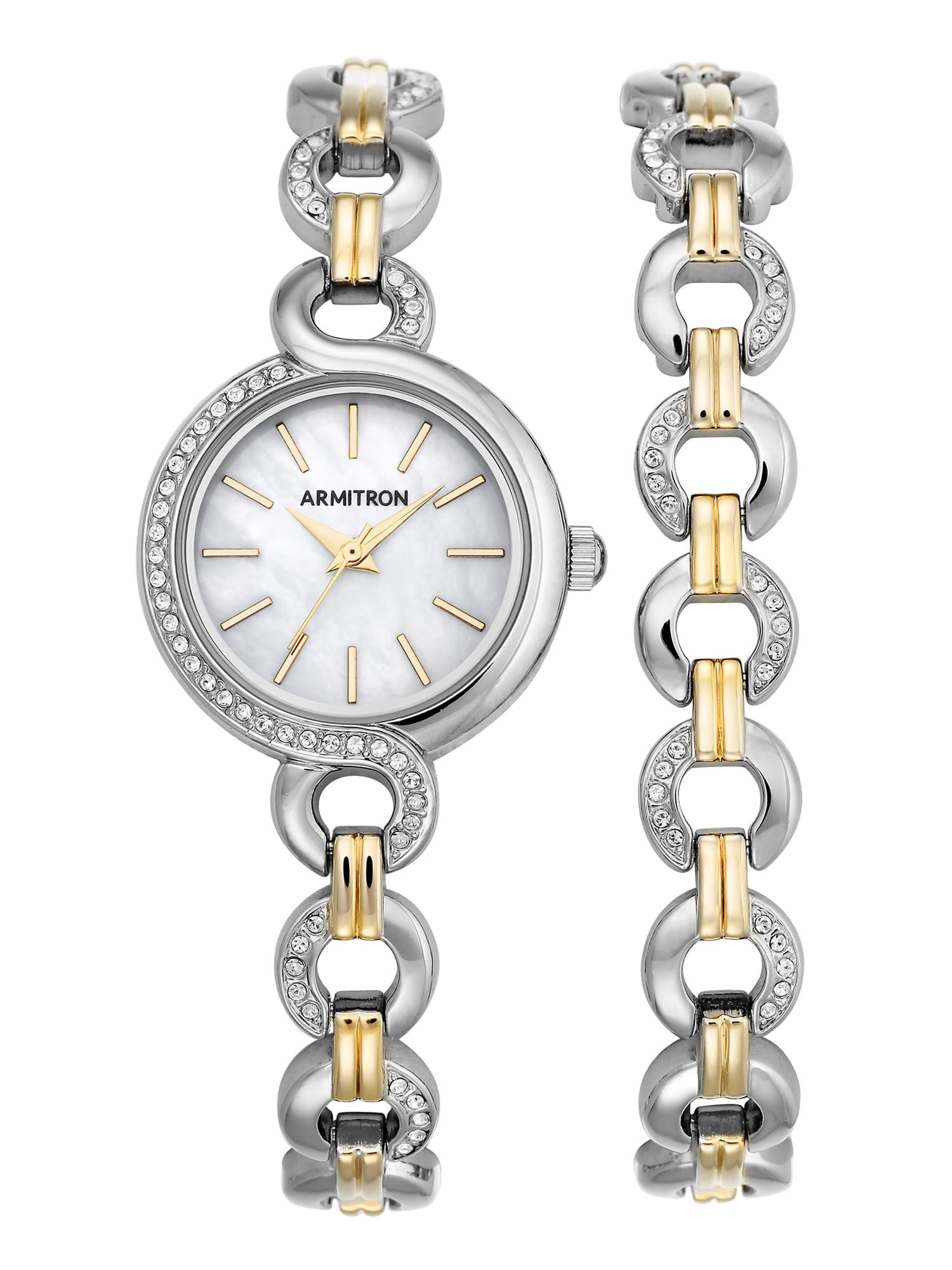 armitron women's watch and bracelet set