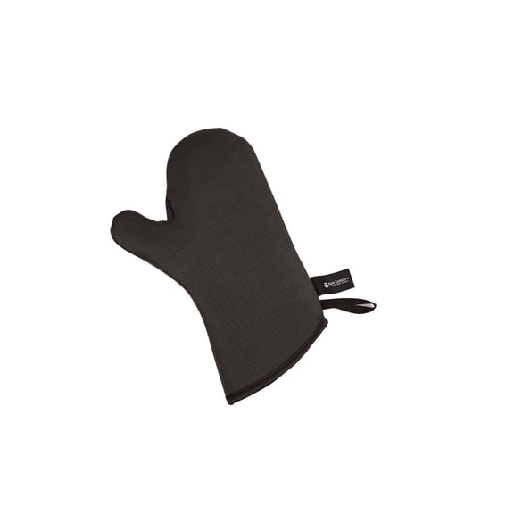 San Jamar UCMX13BK Textured Neoprene Ultigrips Conventional Temperature Protection Oven Mitt with WebGuard, 13" Length, Black