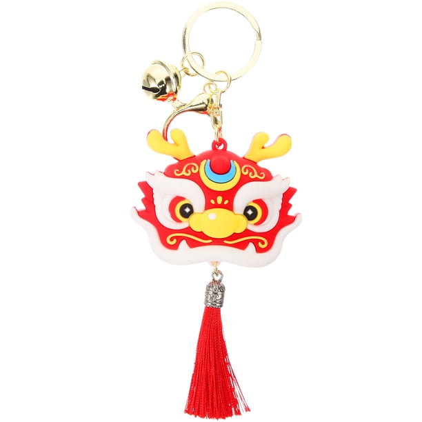 GOOHOCHY Llavero con forma de dragón de dibujos animados, ideal para bolso, bolso, llavero con forma de dragón.