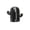 Black, variant on DQQ153 Cactus Ceramic Tissue Box High-Appearance Decorative Napkin Holder for Living Room Desktop Coffee Table Home Ornament for Families